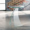 Il vetro curvato per il servetto da salotto di Imago Factory Jacqueline: il ritratto