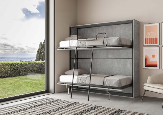 KANDO Doppio - Letto Doppio a Scomparsa Orizzontale