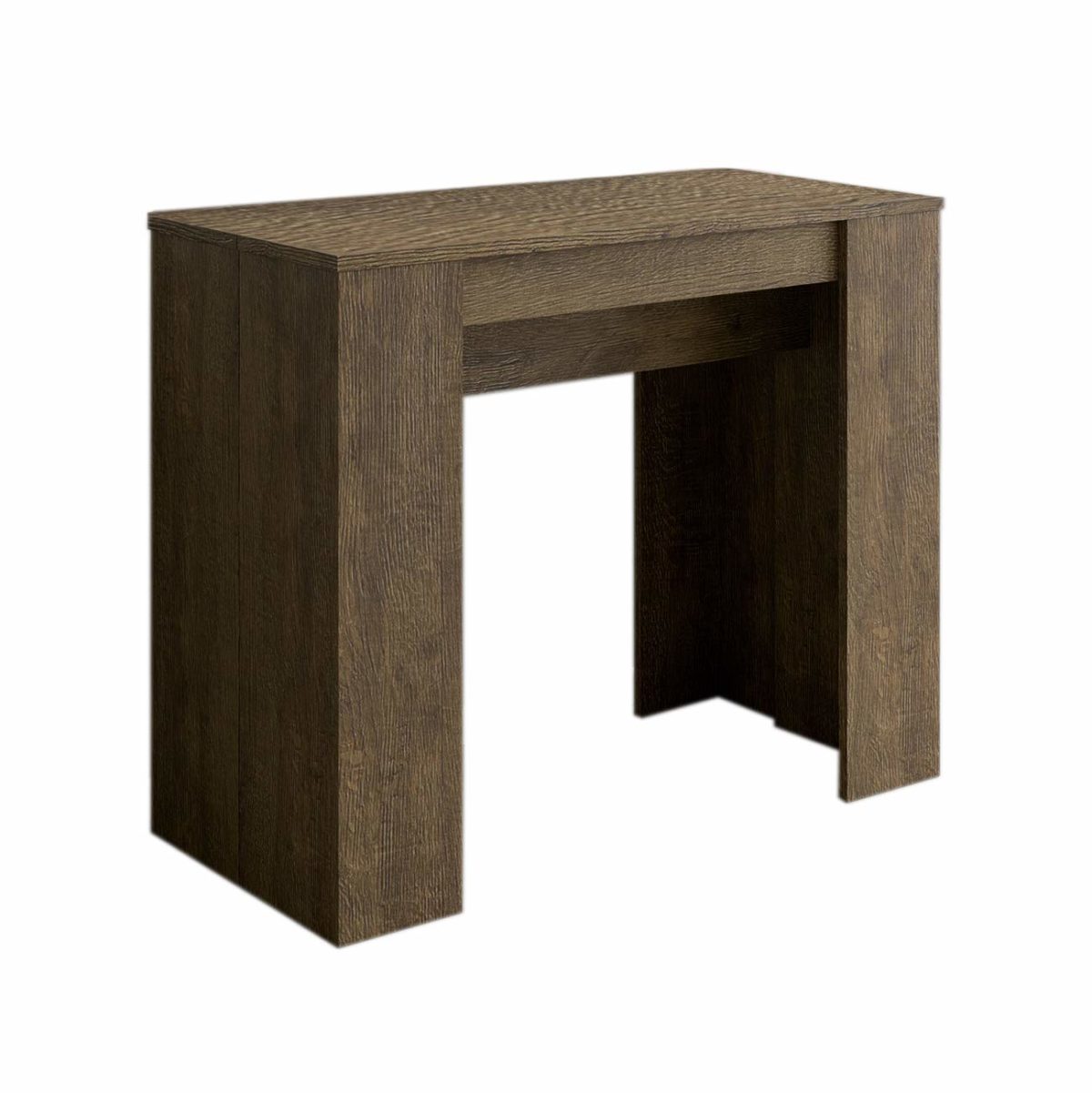 Pannelli di nobilitato 90 x 48 x 77 cm Consolle Allungabile Itamoby Basic Bianco Frassino